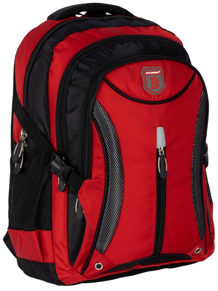 Rucksack Damen Herren Sport Schulrucksack Freizeit Reise Wandern Arbeit Backpack Rot