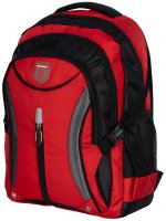 Rucksack Damen Herren Sport Schulrucksack Freizeit Reise Wandern Arbeit Backpack Rot