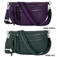 Bauchtasche  Umhängetasche Crossbody-Bag Hüfttasche Kunstleder Italy-Design