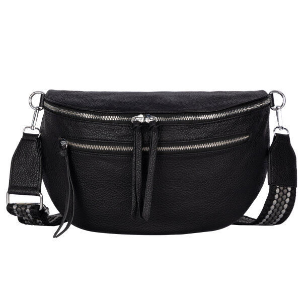 Bauchtasche  Umhängetasche Crossbody-Bag Hüfttasche Kunstleder Italy-Design