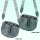 Bauchtasche Umhängetasche Crossbody-Bag Hüfttasche Kunstleder Italy-Design