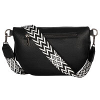 Bauchtasche Umhängetasche Crossbody-Bag Hüfttasche Kunstleder Italy-Design
