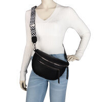 Bauchtasche Umhängetasche Crossbody-Bag Hüfttasche Kunstleder Italy-Design