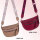 Bauchtasche Umhängetasche Crossbody-Bag Hüfttasche Kunstleder Italy-Design
