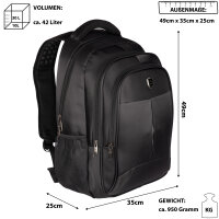 EAAKIE Rucksack Laptop Sport Reisen Arbeit Freizeit Schulrucksack Herren Damen