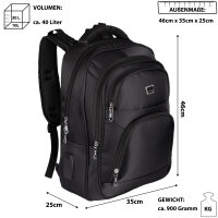 EAAKIE Rucksack Laptop Sport Reisen Arbeit Freizeit Schulrucksack Herren Damen