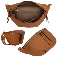 Bauchtasche  Umhängetasche Crossbody-Bag Hüfttasche Kunstleder Italy-Design