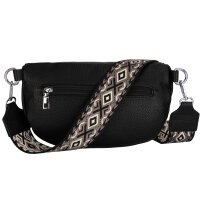 Bauchtasche  Umhängetasche Crossbody-Bag Hüfttasche Kunstleder Italy-Design