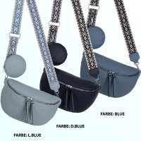Bauchtasche  Umhängetasche Crossbody-Bag Hüfttasche Kunstleder Italy-Design