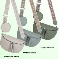 Bauchtasche  Umhängetasche Crossbody-Bag Hüfttasche Kunstleder Italy-Design