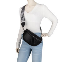 Bauchtasche Umhängetasche Crossbody-Bag Hüfttasche Kunstleder Italy-Design