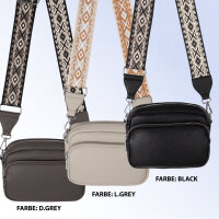 Bauchtasche  Umhängetasche Crossbody-Bag Hüfttasche Kunstleder Italy-Design