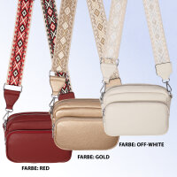 Bauchtasche  Umhängetasche Crossbody-Bag Hüfttasche Kunstleder Italy-Design