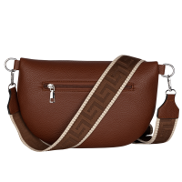 Bauchtasche XL Umhängetasche Crossbody-Bag Hüfttasche Kunstleder Italy-Design