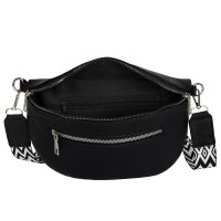 Bauchtasche Umhängetasche Crossbody-Bag Hüfttasche Kunstleder Italy-Design