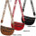 Bauchtasche Umhängetasche Crossbody-Bag Hüfttasche Kunstleder Italy-Design