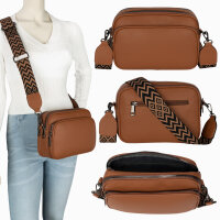 Bauchtasche  Umhängetasche Crossbody-Bag Hüfttasche Kunstleder Italy-Design