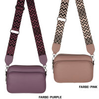 Bauchtasche  Umhängetasche Crossbody-Bag Hüfttasche Kunstleder Italy-Design