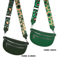 Bauchtasche Umhängetasche Crossbody-Bag Hüfttasche Kunstleder Italy-Design