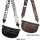 Bauchtasche Umhängetasche Crossbody-Bag Hüfttasche Kunstleder Italy-Design