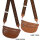 Bauchtasche Umhängetasche Crossbody-Bag Hüfttasche Kunstleder Italy-Design