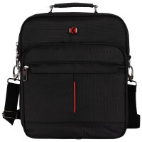 Arbeitstasche Umhängetasche Messenger Flugbegleiter  Herrentasche  XXL Schwarz