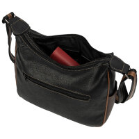 Damen Tasche Schultertasche Umhängetasche Crossover Bag Leder Optik Handtasche