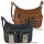 Damen Tasche Schultertasche Umhängetasche Crossover Bag Leder Optik Handtasche
