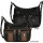 Damen Tasche Schultertasche Umhängetasche Crossover Bag Leder Optik Handtasche