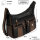 Damen Tasche Schultertasche Umhängetasche Crossover Bag Leder Optik Handtasche
