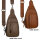 Brusttasche Umhängetasche Schultertasche Cross Body Bag Kunstleder Italy-Design