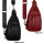 Brusttasche Umhängetasche Schultertasche Cross Body Bag Kunstleder Italy-Design