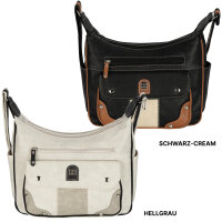 Damen Tasche Schultertasche Umhängetasche Crossover Bag Leder Optik Handtasche
