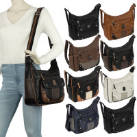 Damen Tasche Schultertasche Umhängetasche Crossover...