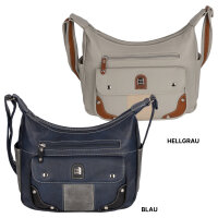Damen Tasche Schultertasche Umhängetasche Crossover Bag Leder Optik Handtasche