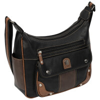 Damen Tasche Schultertasche Umhängetasche Crossover Bag Leder Optik Handtasche