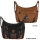 Damen Tasche Schultertasche Umhängetasche Crossover Bag Leder Optik Handtasche