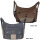 Damen Tasche Schultertasche Umhängetasche Crossover Bag Leder Optik Handtasche
