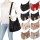 Damen Tasche Schultertasche Umhängetasche Crossover Bag Leder Optik Handtasche