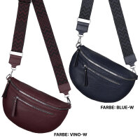 Bauchtasche Umhängetasche Crossbody-Bag Hüfttasche Kunstleder Italy-Design
