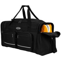 Sporttasche Saunatasche Reisetasche Fitnesstasche Damen Herren Kinder Schwarz L 80 x B 34 x H 38 cm  (ca.100 L)