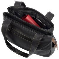 Damen Tasche Schultertasche Shopper Henkeltasche Handtasche Leder Optik