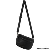 Bauchtasche Crossbody-Bag Umhängetasche Kunstleder Italy-Design