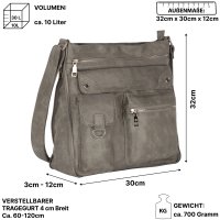 Jennifer Jones Damentasche Umhängetasche Handtasche Schultertasche