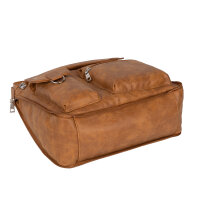Jennifer Jones Damentasche Umhängetasche Handtasche Schultertasche COGNAC