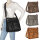 Jennifer Jones Damentasche Umhängetasche Handtasche Schultertasche COGNAC