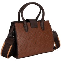 Damen Tasche Schultertasche Shopper Henkeltasche Handtasche Leder Optik