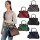 Damen Tasche Schultertasche Shopper Henkeltasche Handtasche Leder Optik