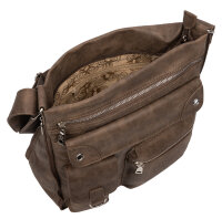 Jennifer Jones Damentasche Umhängetasche Handtasche Schultertasche BRAUN