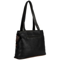 Damen Tasche Schultertasche Shopper Henkeltasche Handtasche Leder Optik